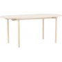 Andy ruokapyt 180 x 90 cm - Whitewash