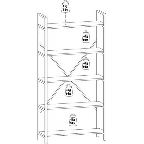 Torsten kirjahylly - mänty Torsten kirjahylly - mänty