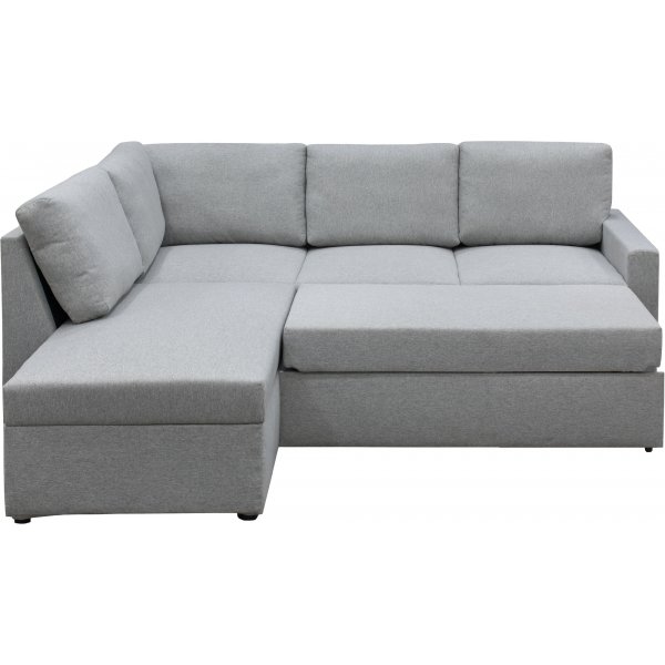 Dream vuodesohva silytyksell (kulmasohva) vasen - Tummanharmaa