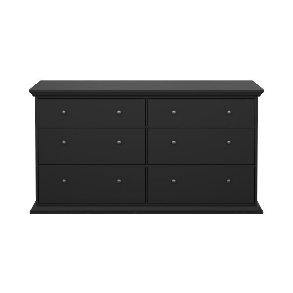 North Double lipasto 6 laatikolla - Mattamusta