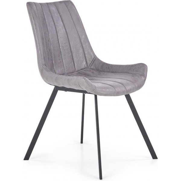 Myron ruokatuoli - harmaa vintage (PU)