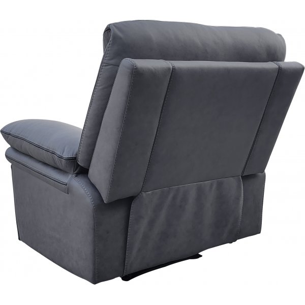 Riverdale-nojatuoli, recliner - Harmaa (Mikrokuitu)