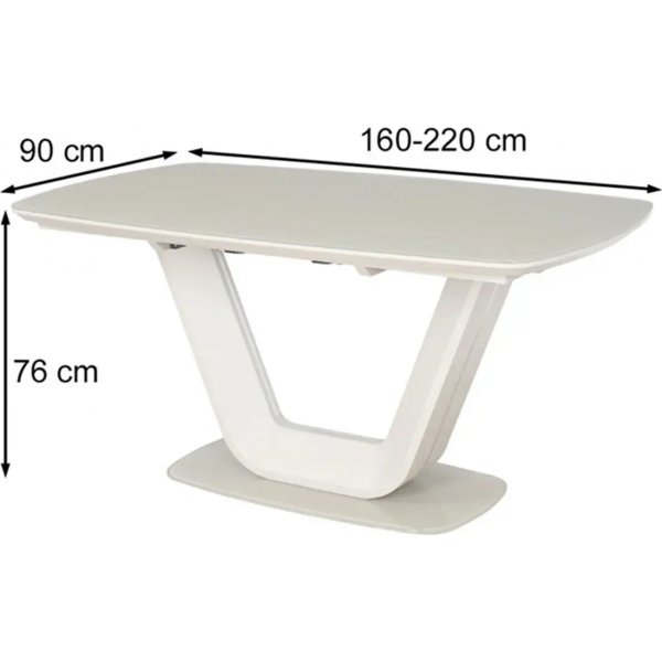 Bumbi ruokap�yt� 160-220 cm - Kermanvalkoinen