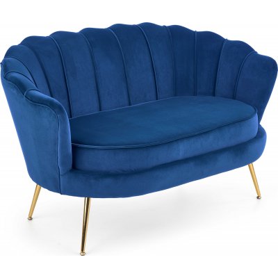 Aromati 2-istuttava sohva - Sininen/kulta