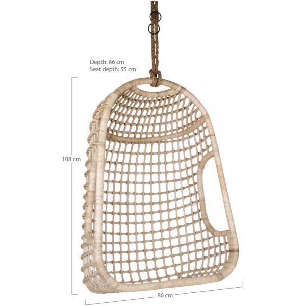 Amsterdam riippuva tuoli - rottinki Amsterdam riippuva tuoli - rottinki