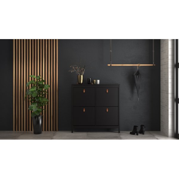 Madrid kenkäkaappi - musta Madrid kenkäkaappi - musta