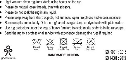 Una käsinkudottu matto Ivory white/beige Una käsinkudottu matto Ivory white/beige