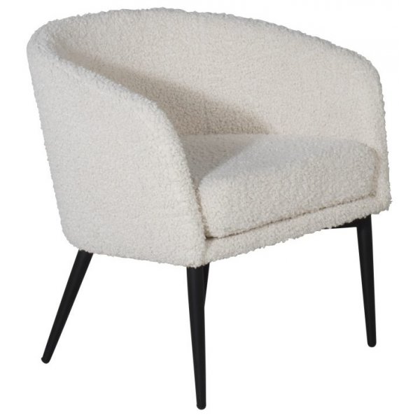 Nojatuoli luonnonvalkoinen - Bouclé Nojatuoli luonnonvalkoinen - Bouclé