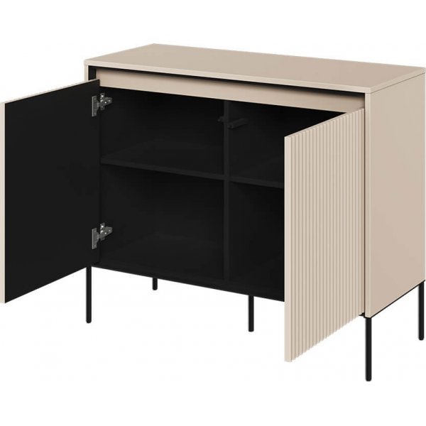 Trendkaappi H83 cm - beige/musta Trendkaappi H83 cm - beige/musta