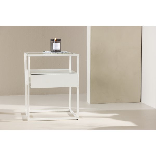 Fortaleza sivupyt 40 x 40 cm - Valkoinen