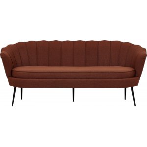 Ballini 3-istuttava sohva - punainen