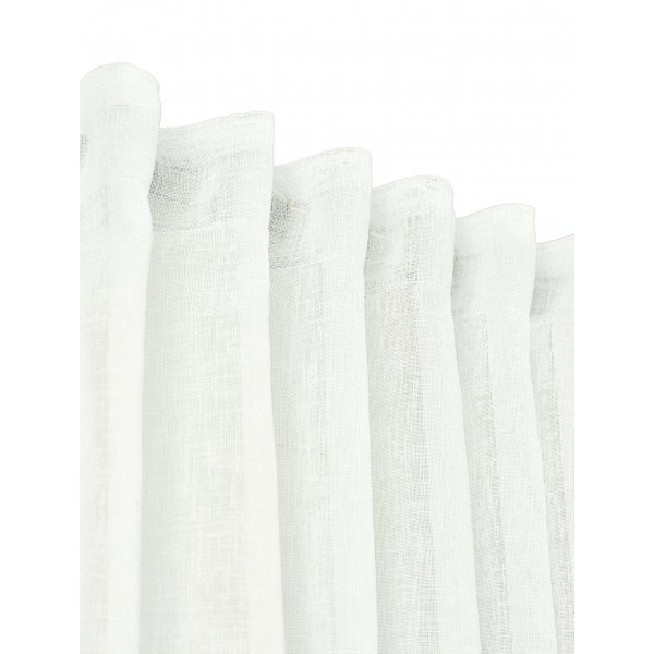 Aurinkoverho 2 kpl 2 x 145 x 260 cm - luonnonvalkoinen Aurinkoverho 2 kpl 2 x 145 x 260 cm - luonnonvalkoinen