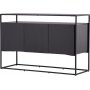 Kingsport kohopyt 120 x 45 cm - Musta