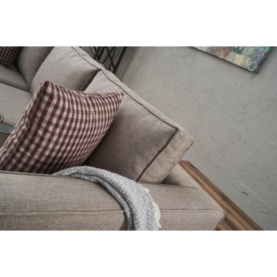 Kale 3-istuttava sohva - Kermanvalkoinen pellava
