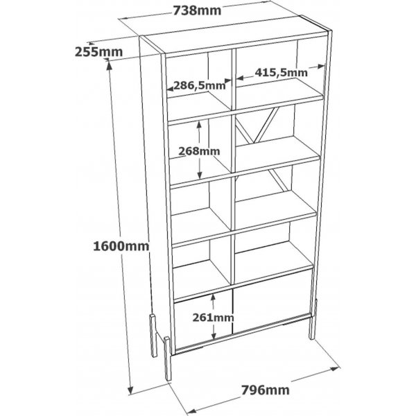 Bruno kirjahylly - antrasiitti Bruno kirjahylly - antrasiitti