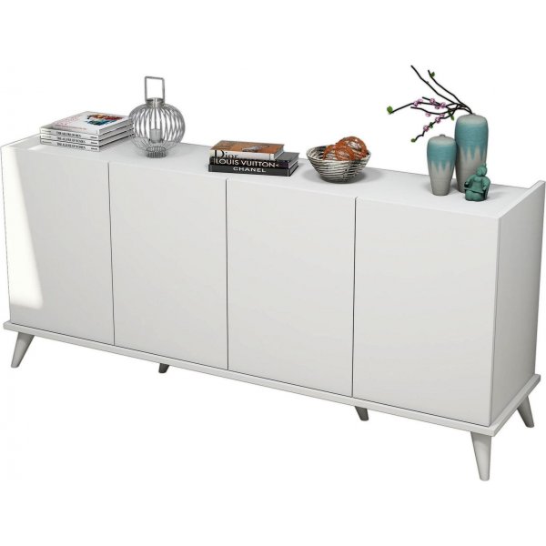 Senkki valkoinen 180 cm - Elegant + Huonekalujen tekstiilien hoito