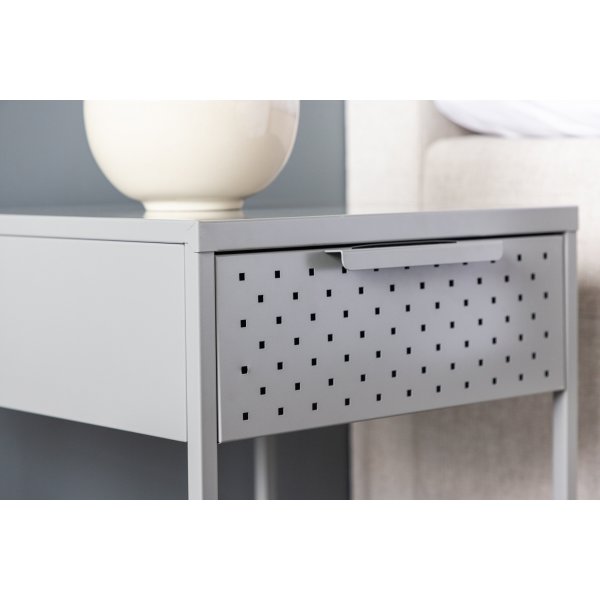 Sacramento yöpöytä - vaaleanharmaa Sacramento yöpöytä - vaaleanharmaa