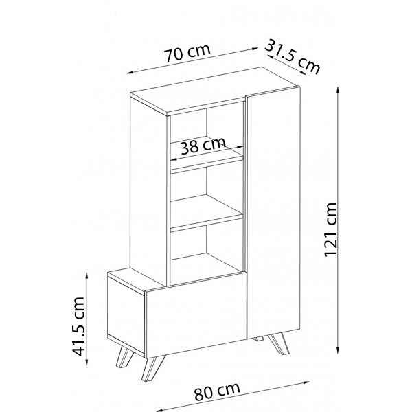 Agostina kenkäkaappi - mänty Agostina kenkäkaappi - mänty