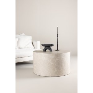 York-sohvapöytä Ø80 cm - beige York-sohvapöytä Ø80 cm - beige