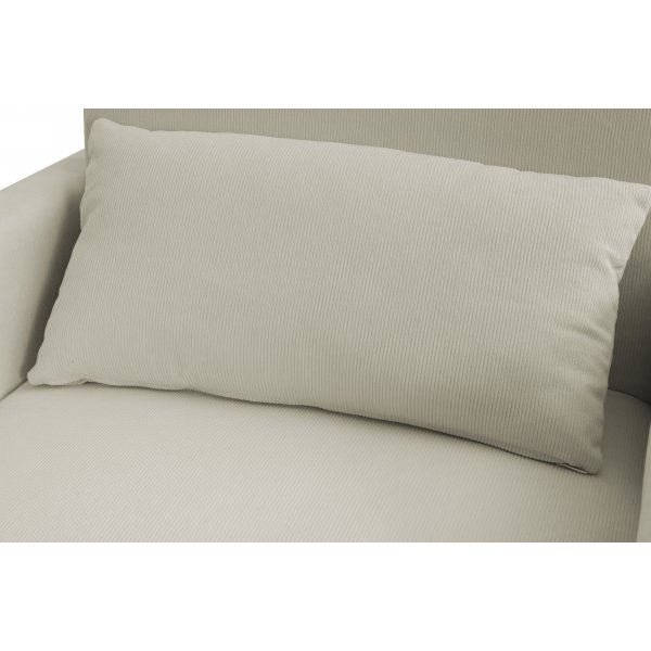 Nojatuolisänky Sollefteå - Beige sametti | 81 cm leveä Nojatuolisänky Sollefteå - Beige sametti | 81 cm leveä