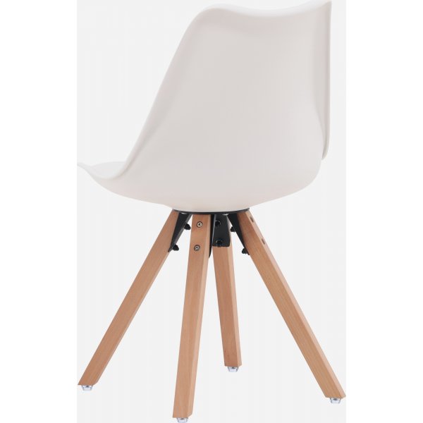 Zeno ruokapöydän tuoli - Natural/valkoinen Zeno ruokapöydän tuoli - Natural/valkoinen
