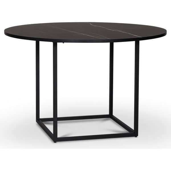 Sintorp pyre ruokapyt 115 cm - Musta marmori (Exclusive laminaatti) + Huonekalujen tekstiilien puhdistus