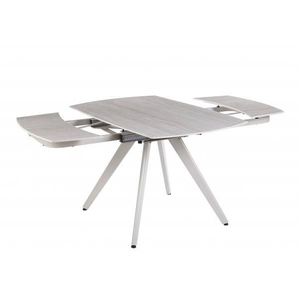 Saturnus-ruokapöytä, jatkettava 120-180 cm - beige travertiini Saturnus-ruokapöytä, jatkettava 120-180 cm - beige travertiini