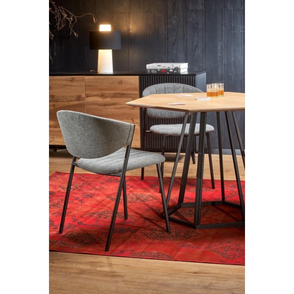 Genevieve ruokapöytä 110 x 95 cm - Musta Genevieve ruokapöytä 110 x 95 cm - Musta