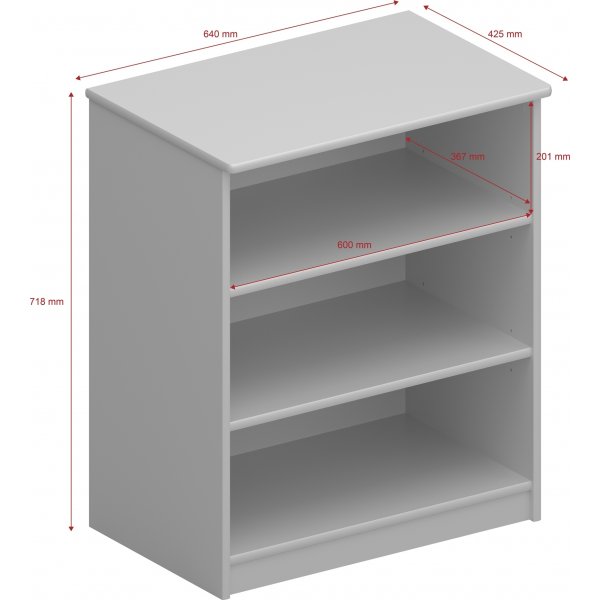 Memphis kirjahylly - harmaa Memphis kirjahylly - harmaa