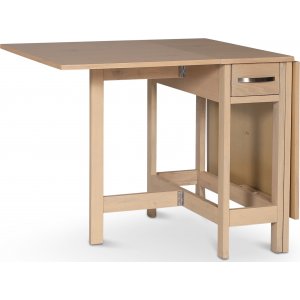 Fårö taittopöytä 30/90/150 x 80 cm - Whitewash + Huonekalujen jalat Fårö taittopöytä 30/90/150 x 80 cm - Whitewash + Huonekalujen jalat