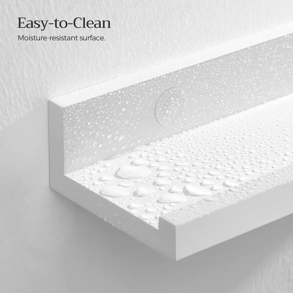 Suwon seinhylly 38 cm, 3 kpl - Valkoinen