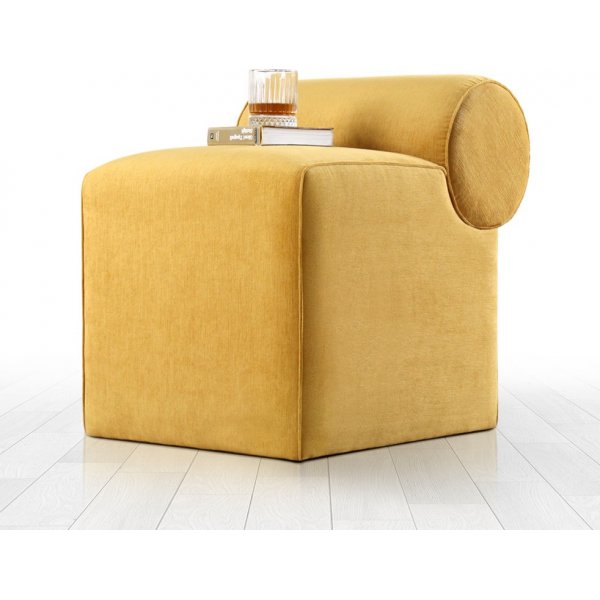 Linburg-pouf - keltainen Linburg-pouf - keltainen