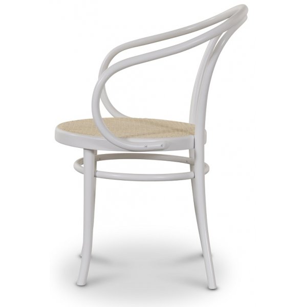 Taivepuinen nojatuoli No30 Klassikko - Valkoinen/Rottinki Taivepuinen nojatuoli No30 Klassikko - Valkoinen/Rottinki