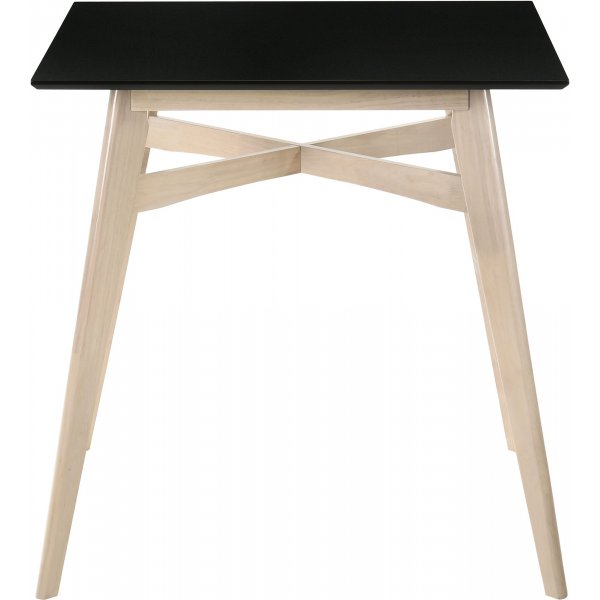 Florence baaripyt 90x90 cm - Whitewash/musta