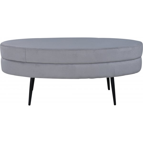 Rino pouf - harmaa vakosametti Rino pouf - harmaa vakosametti