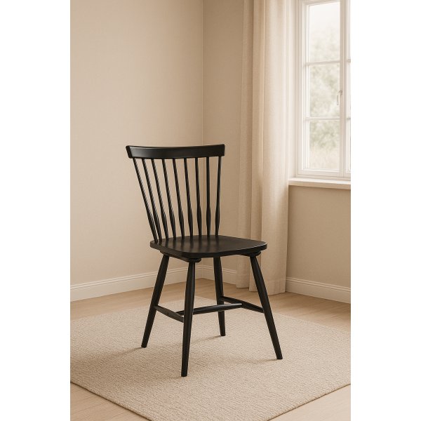 Tärnö-pinnatuoli - Musta + Tuolin tyyny Tärnö-pinnatuoli - Musta + Tuolin tyyny