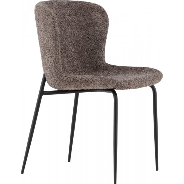 Modesto ruokapydn tuoli - Ruskea boucle