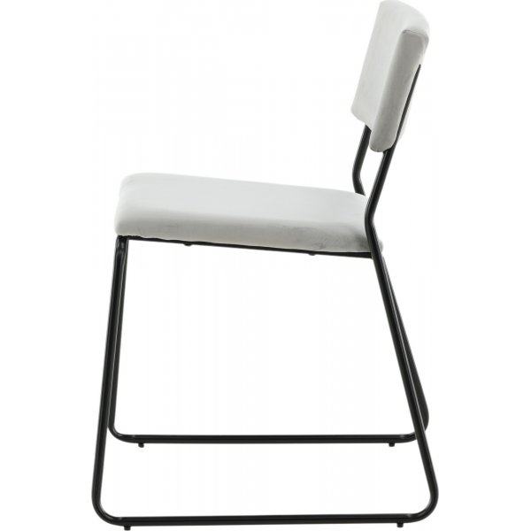 Frequency tuoli - Vaaleanharmaa sametti