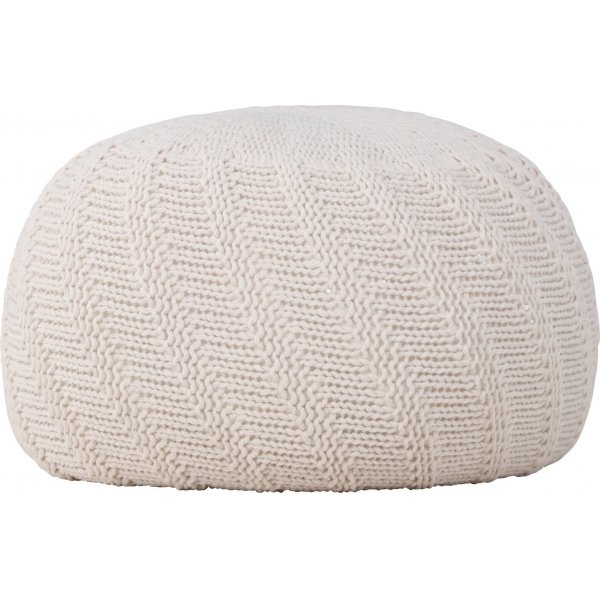 Ted-pouf 45 cm - Luonnonvalkoinen