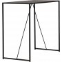 Brea bar pyt 120 x 60 cm - Musta