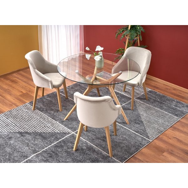 Ashmore ruokapöytä Ø120 cm - Tammi Ashmore ruokapöytä Ø120 cm - Tammi