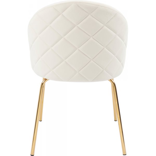 Ruokailuryhm� Sand� ruokap�yt� �120cm valkoinen terrazzo ja 4 Plaza ruokatuolia beige sametti