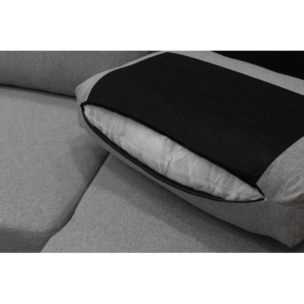 Sohva 309 cm vaaleanharmaa - Solna