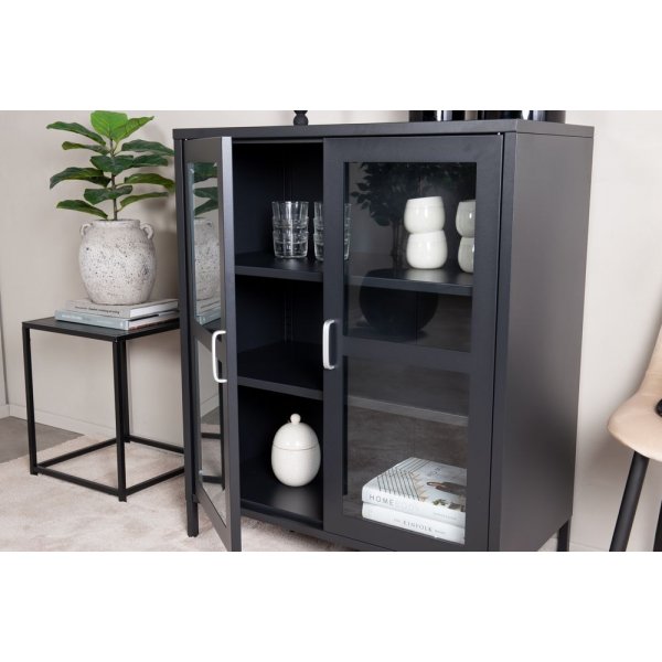 Torpa kaappi matala - Musta