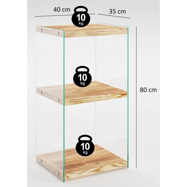 Niagara kirjahylly 80 cm - Tammi Niagara kirjahylly 80 cm - Tammi