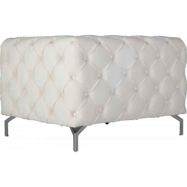 Como nojatuoli beigeä samettia + Huonekalujen puhdistus Como nojatuoli beigeä samettia + Huonekalujen puhdistus