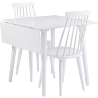 Dalsland taitettava pöytä 80-105 cm - Valkoinen