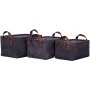 Augusta Basket - harmaa - 3 kpl