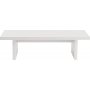 Sanctuary sohvapyt 110 x 45 cm - Valkoinen puu