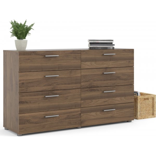 Lipasto phkinpuusta, 8 laatikkoa, leveys 140 cm + Huonekalujen tekstiilien puhdistus